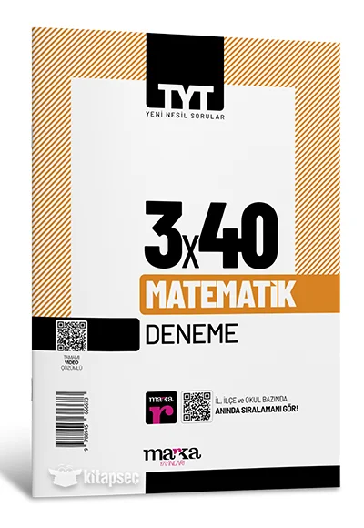 2026 TYT Matematik 3 Deneme Tamamı Video Çözümlü Marka Yayınları
