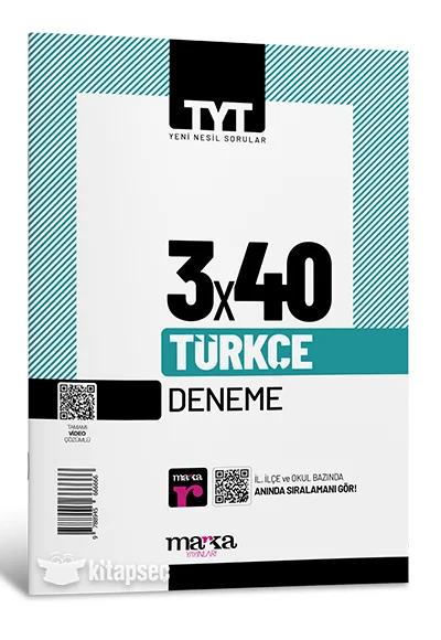 2026 TYT Türkçe 3 Deneme Tamamı Video Çözümlü Marka Yayınları